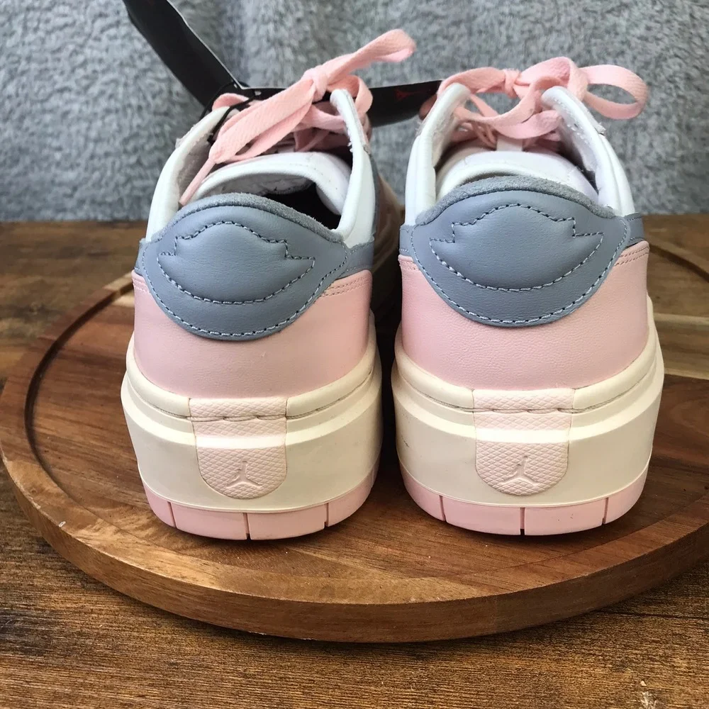Nike Air Jordan 1 Elevate Low Women 10.5 Atmosphere Pink Grey White Sneakers NEW